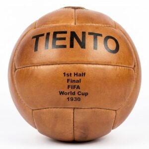 Tiento 1930 World Cup Retro Genuine Leather Football – Historic Collectible Match Ball