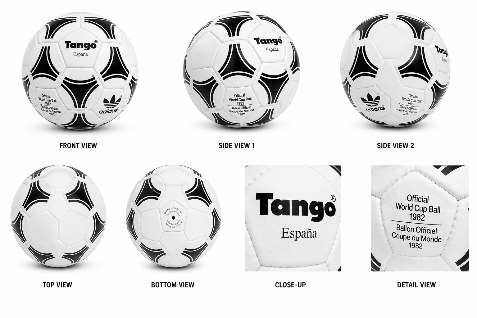 adidas Tango España 1982 World Cup Retro Soccer Ball - Image 3