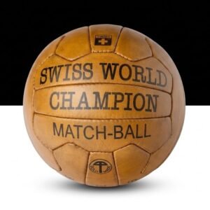 Swiss World Champion 1954 World Cup Leather Football – Switzerland Historic Collectible